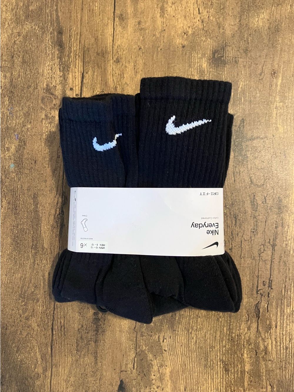 Nike crew socks 6x
